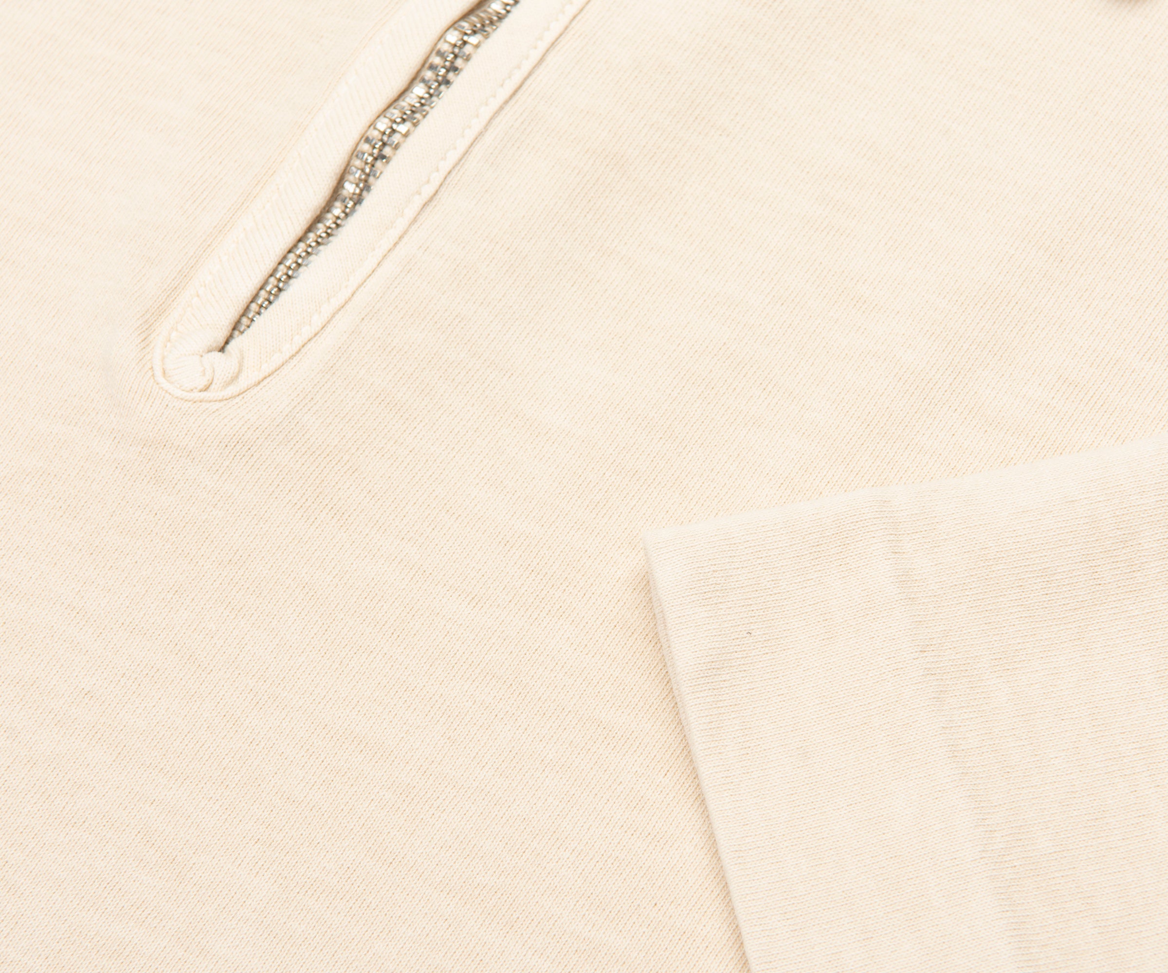 C.P. Company Dew Script Logo Zip Polo