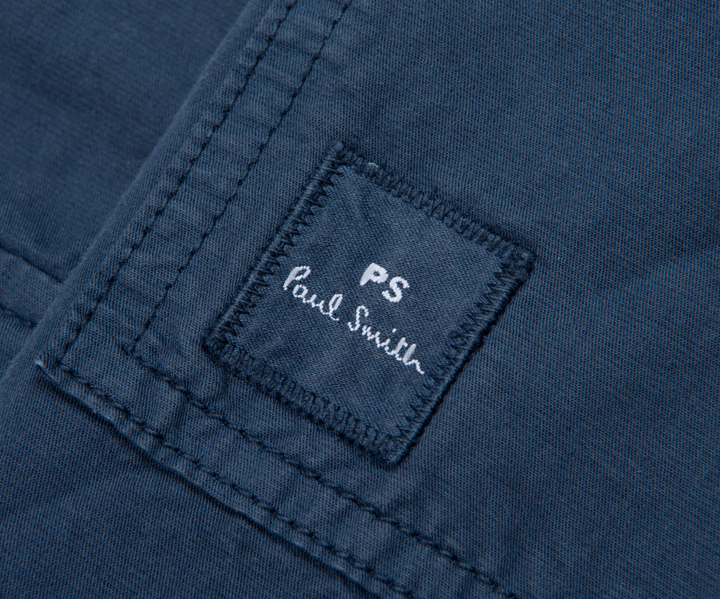 Paul Smith Petrol Blue Arm Pocket Shacket