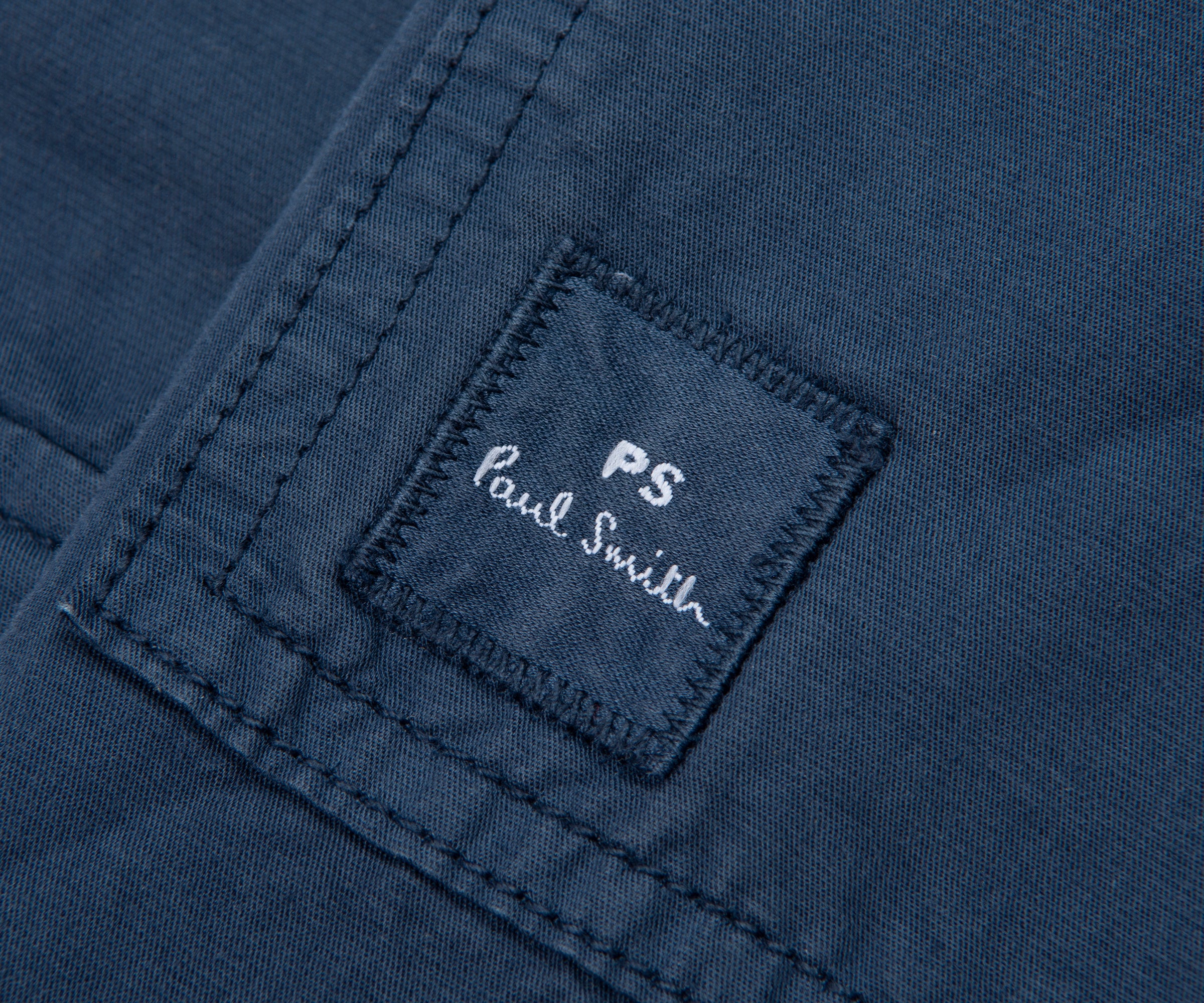 Paul Smith Petrol Blue Arm Pocket Shacket