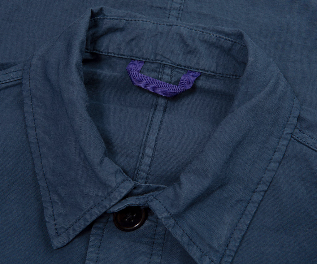 Paul Smith Petrol Blue Arm Pocket Shacket