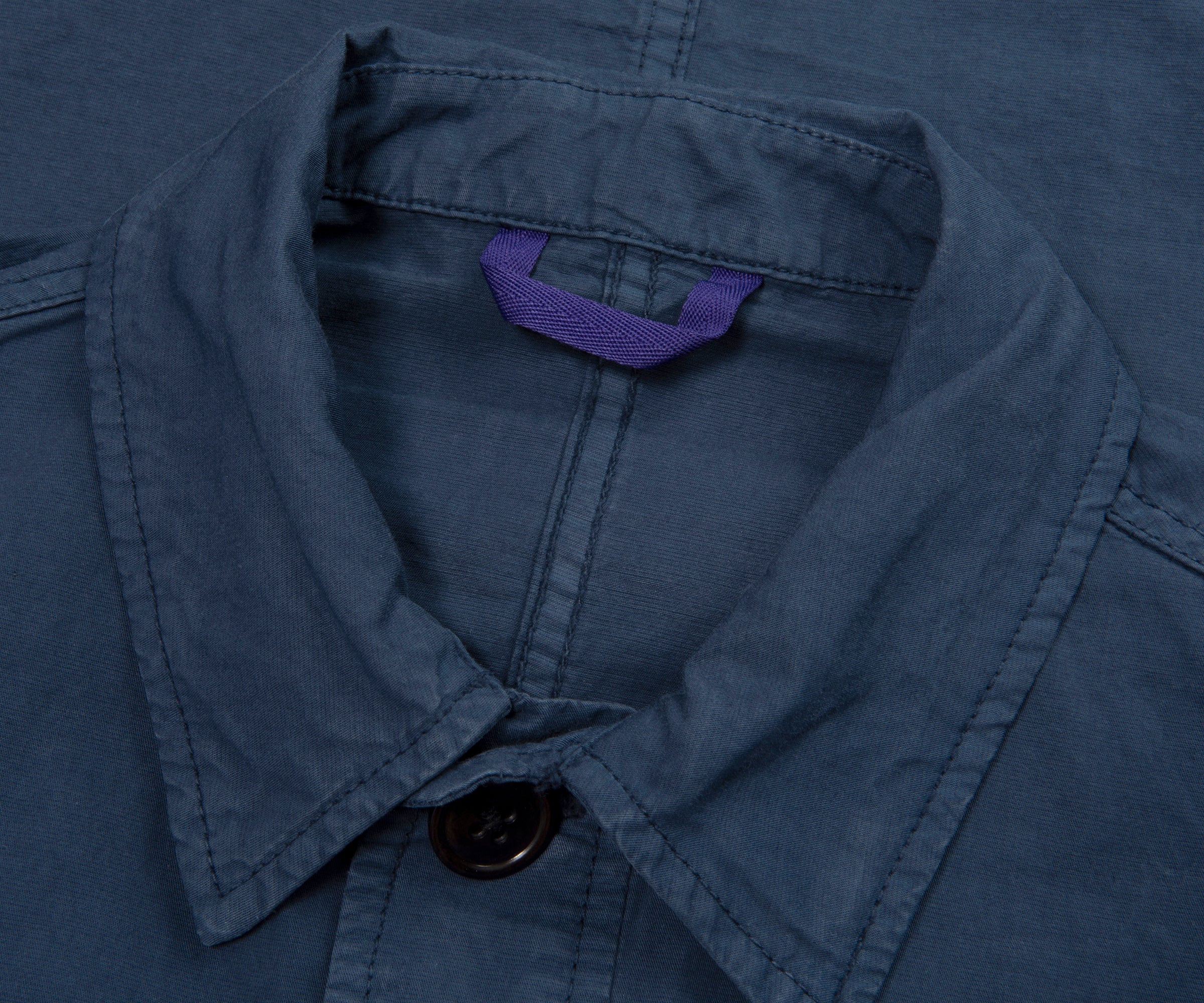 Paul Smith Petrol Blue Arm Pocket Shacket