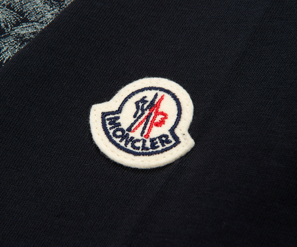 Moncler Black/White Paradise Archive Print SS T-Shirt