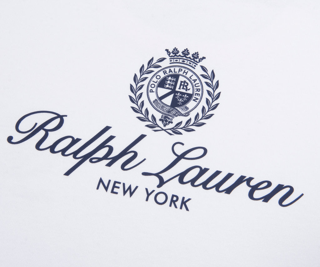 Ralph Lauren White Oversized Crest T-Shirt