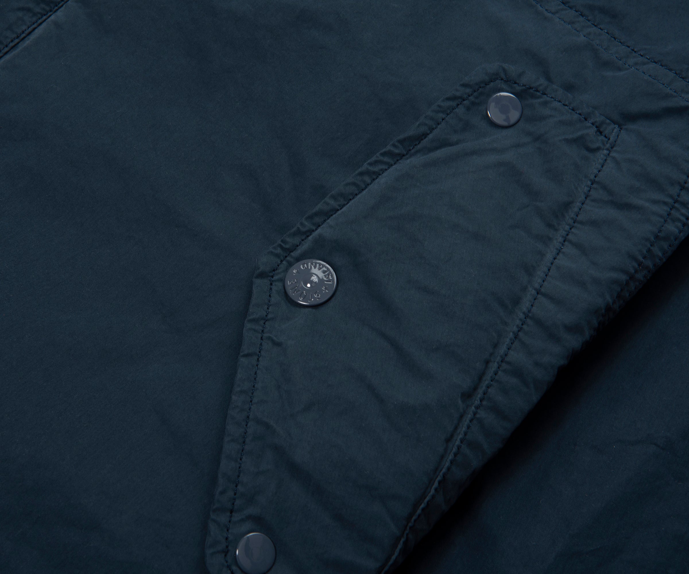 Stone Island Ghost Baltic Blue David Light TC Cropped Jacket