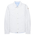 Moncler White/Blue Crescent Reversible Jacket
