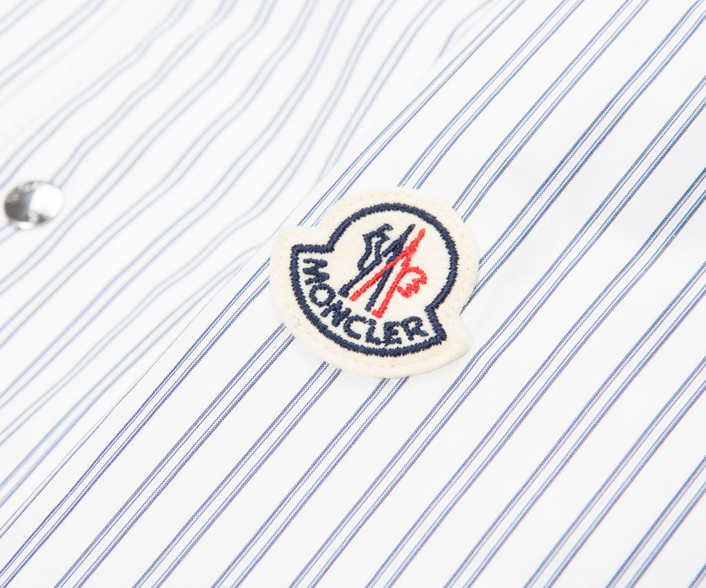 Moncler White/Blue Crescent Reversible Jacket