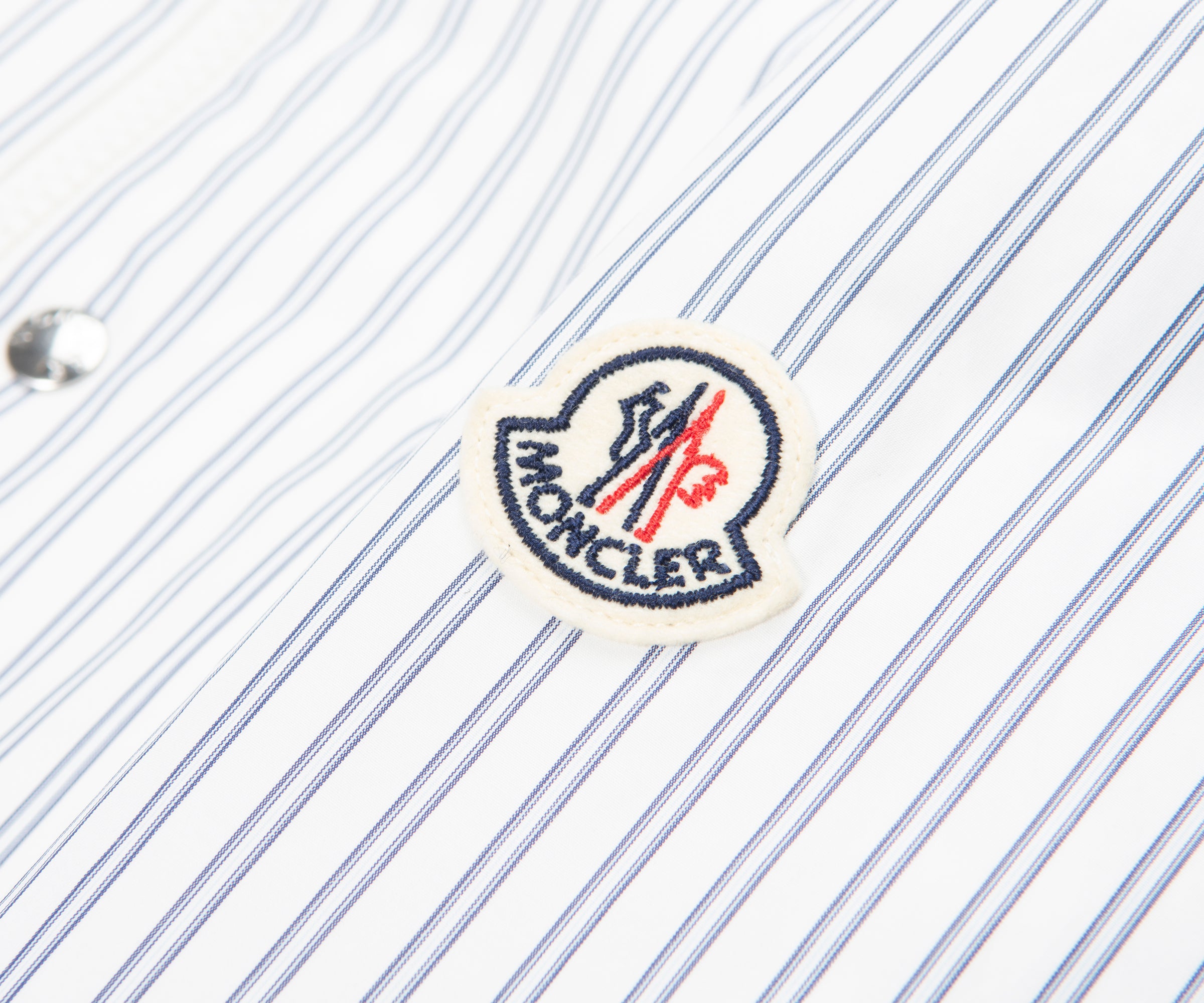 Moncler White/Blue Crescent Reversible Jacket