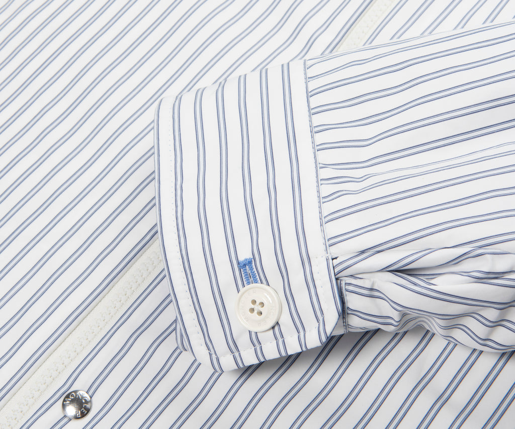 Moncler White/Blue Crescent Reversible Jacket