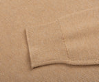 Ralph Lauren Beige Waffle Knit 1/4 Zip Sweater