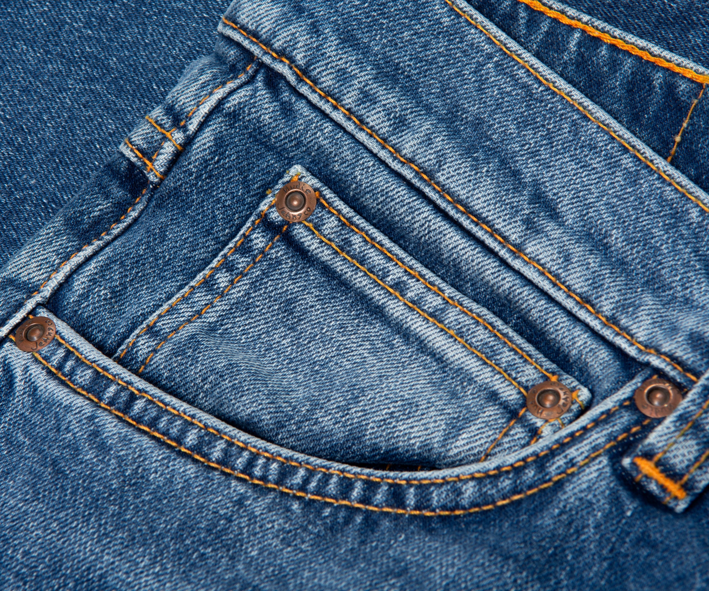 Nudie Lean Dean Indigo Exile Washed Blue