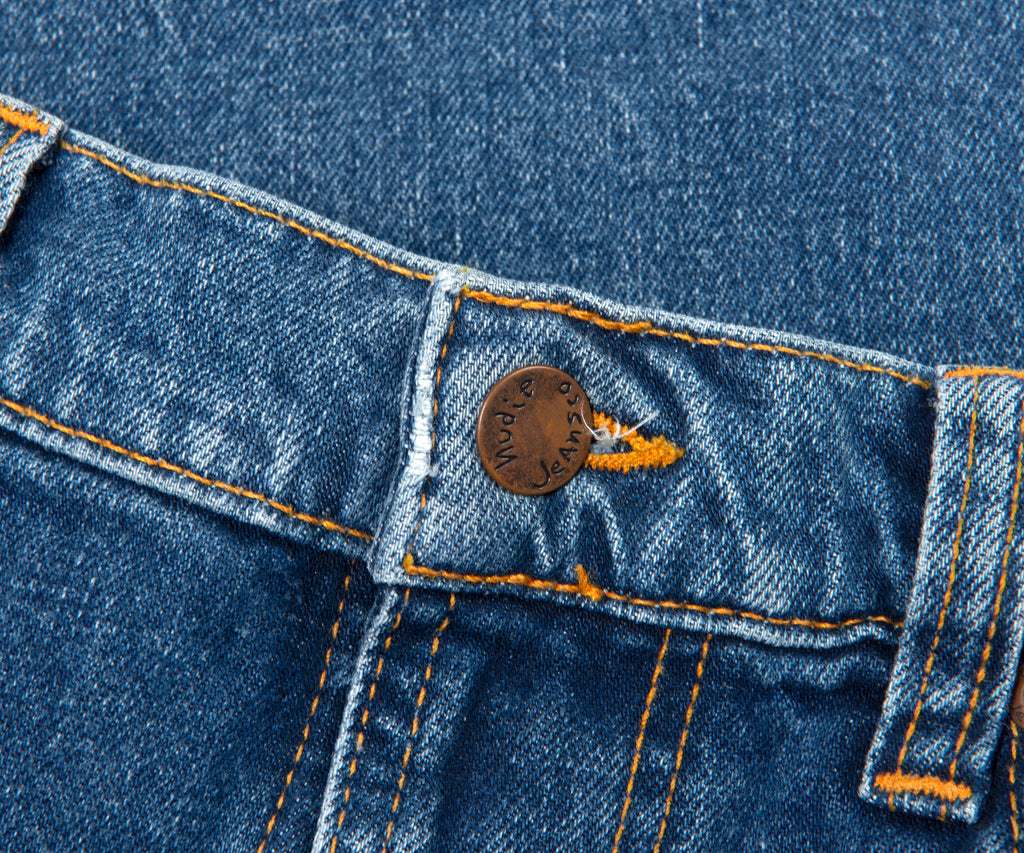 Nudie Lean Dean Indigo Exile Washed Blue