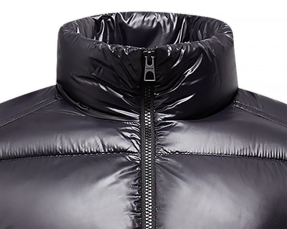 Moncler Levitha Navy Short Down Jacket
