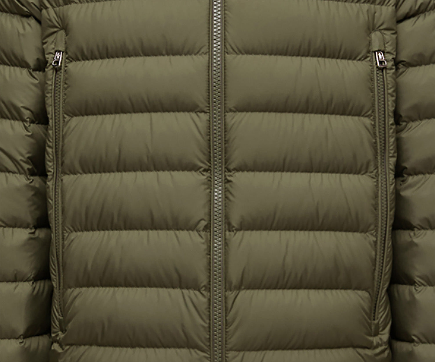 Moncler Galion Green Hooded Short Down Jacket