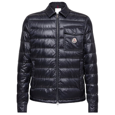 Moncler Mourillon Navy Down Shirt Jacket