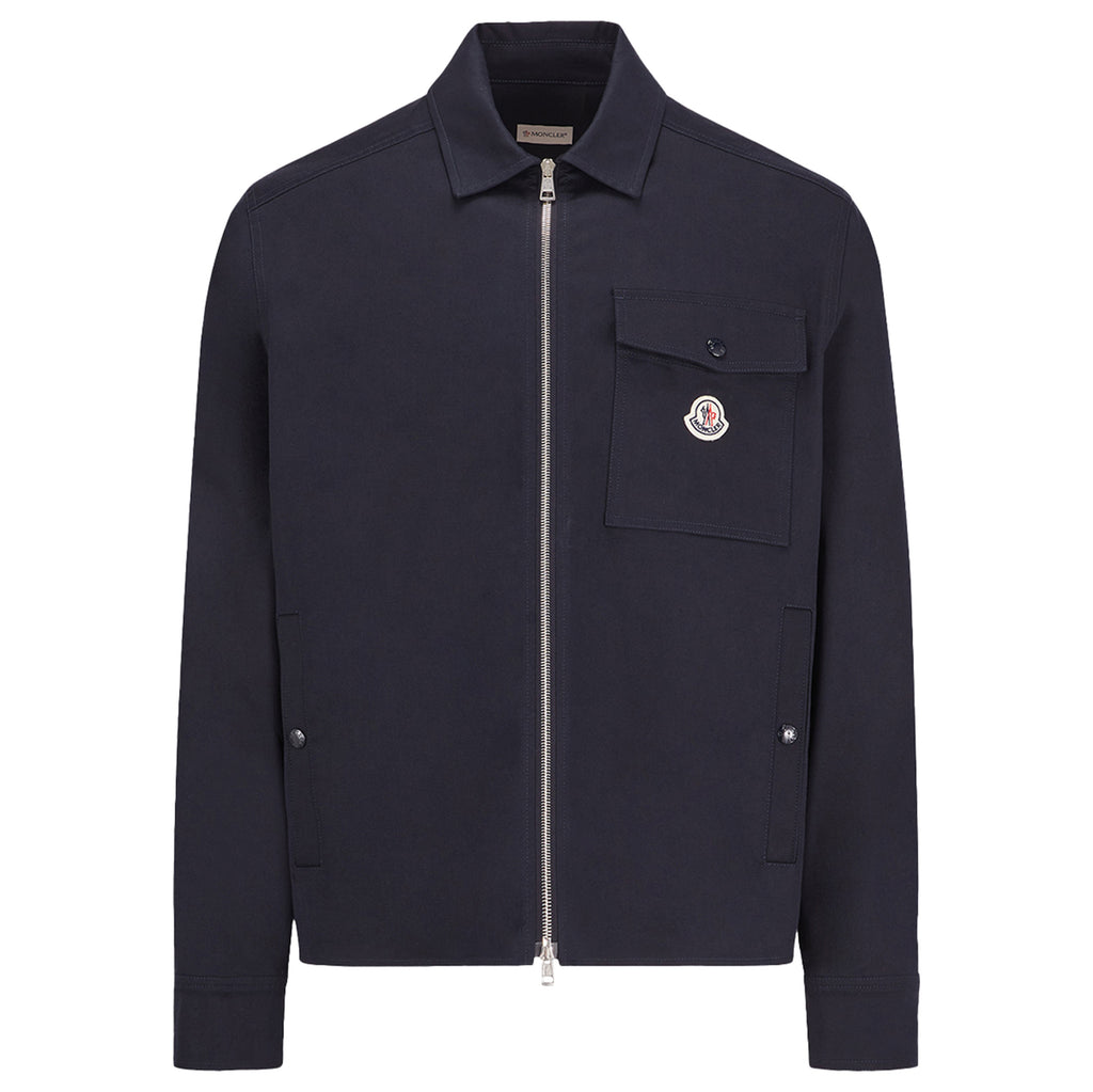 Moncler Navy Chest Pocket Overshirt