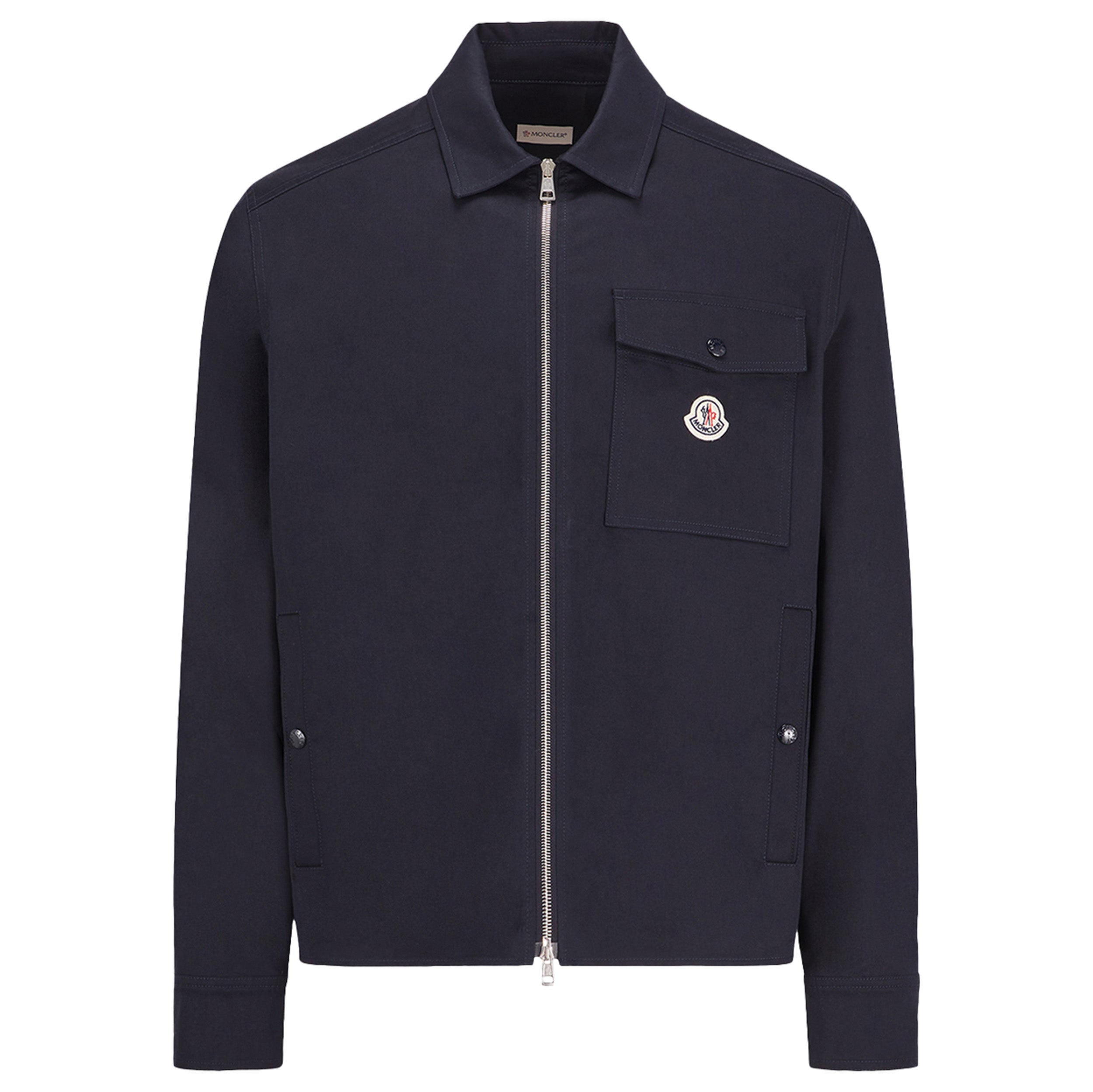 Moncler Navy Chest Pocket Overshirt