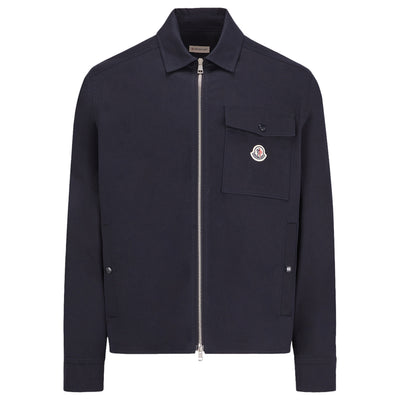 Moncler Navy Chest Pocket Overshirt