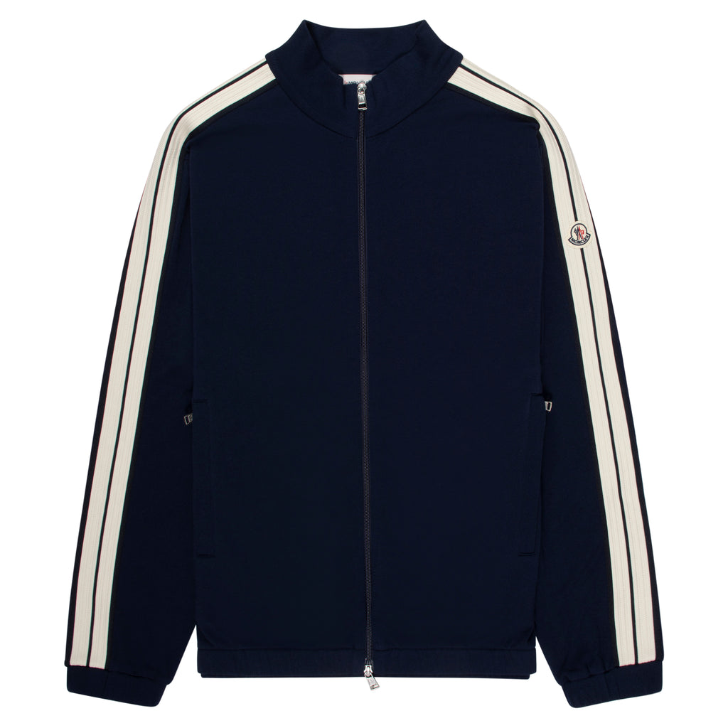 Moncler Arm Stripe Track Top Navy