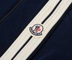 Moncler Arm Stripe Track Top Navy