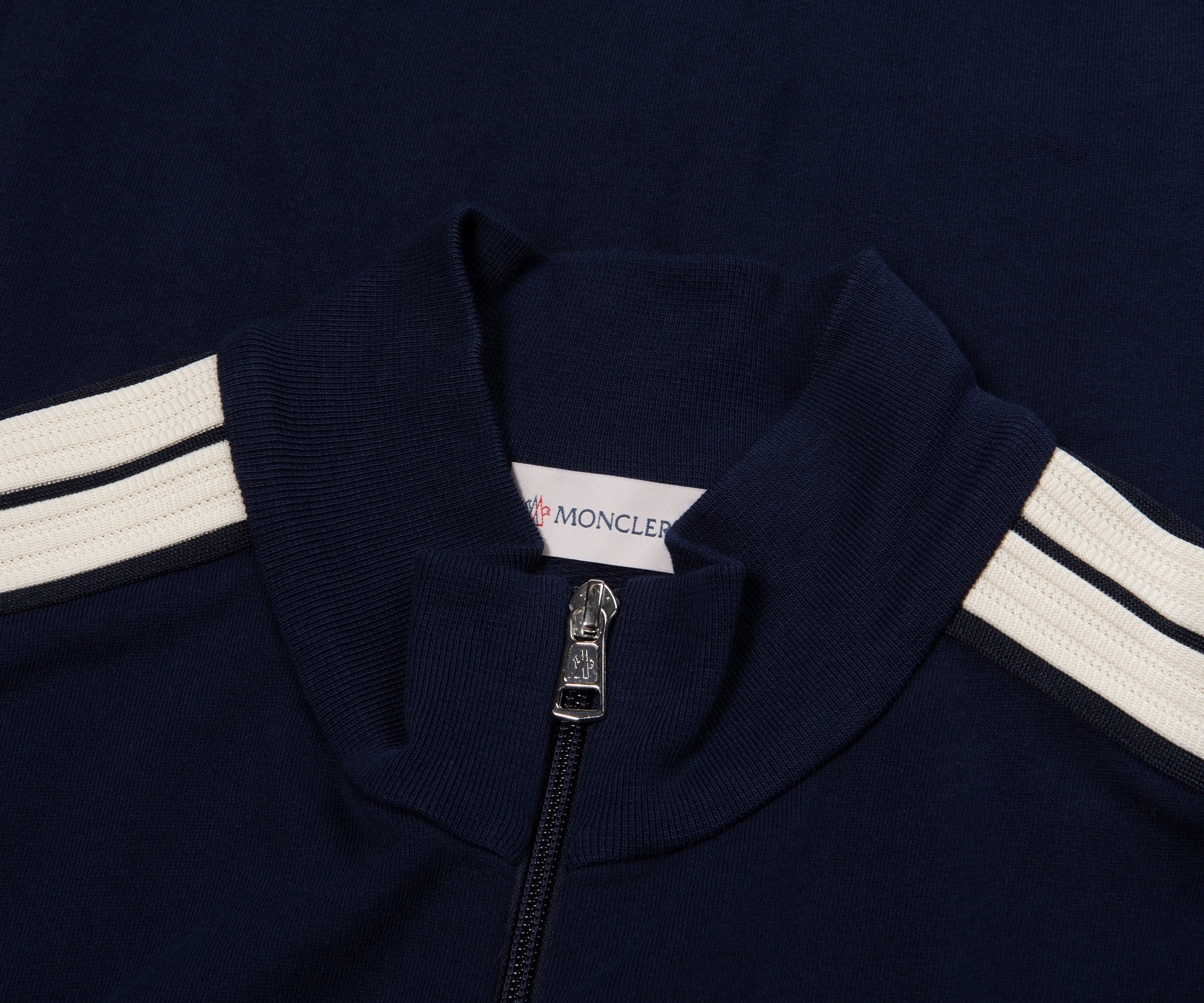 Moncler Arm Stripe Track Top Navy