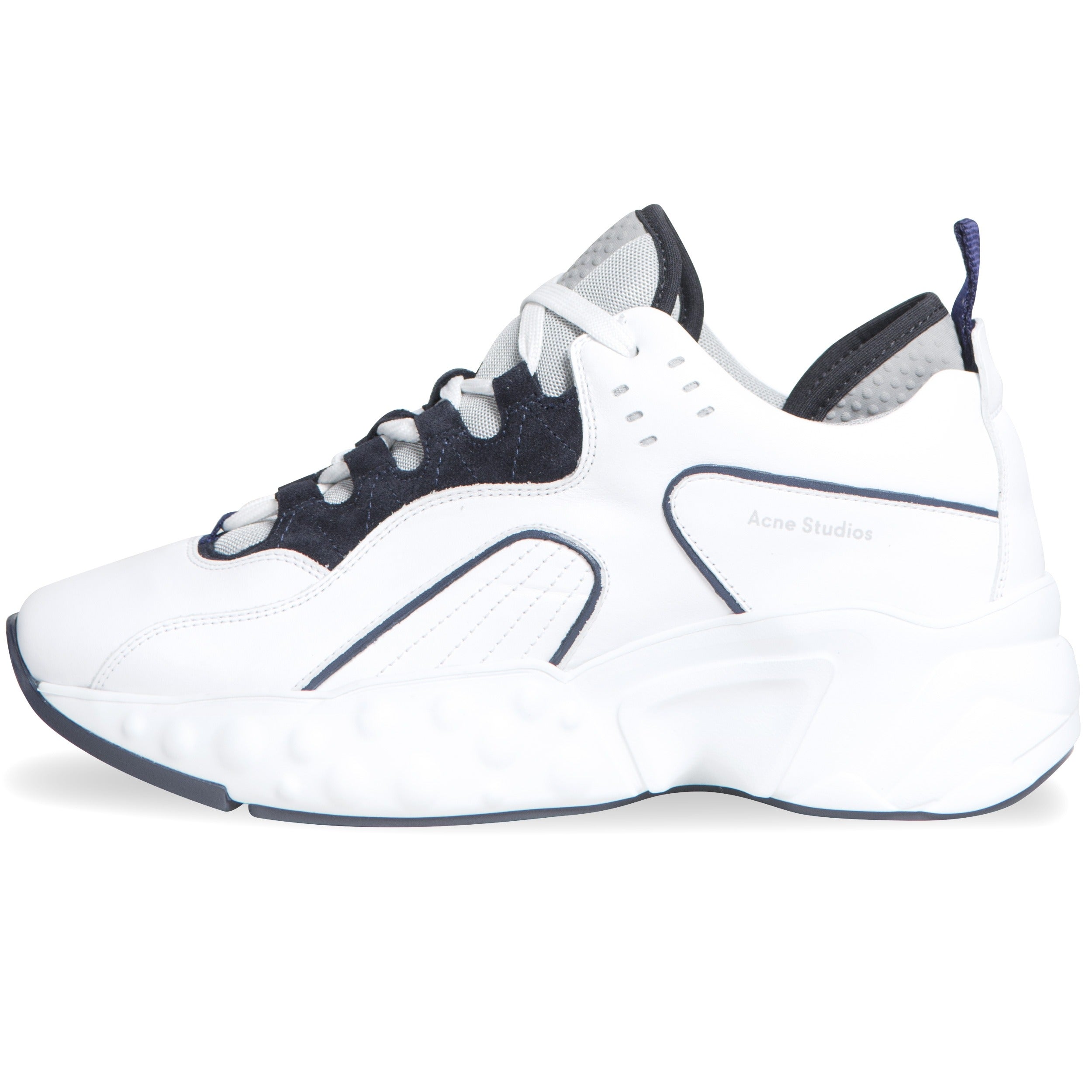 Acne Studios Technical Leather Trainers White/Multi
