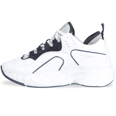 Acne Studios 'Technical' Leather Trainers White/Multi