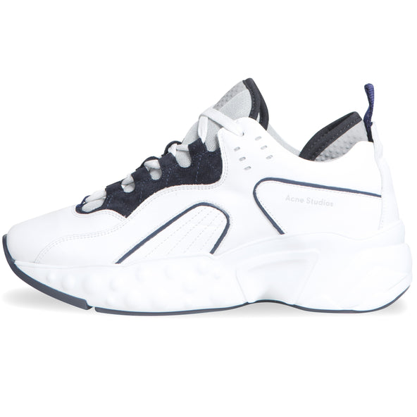 Acne Studios 'Technical' Leather Trainers White/Multi
