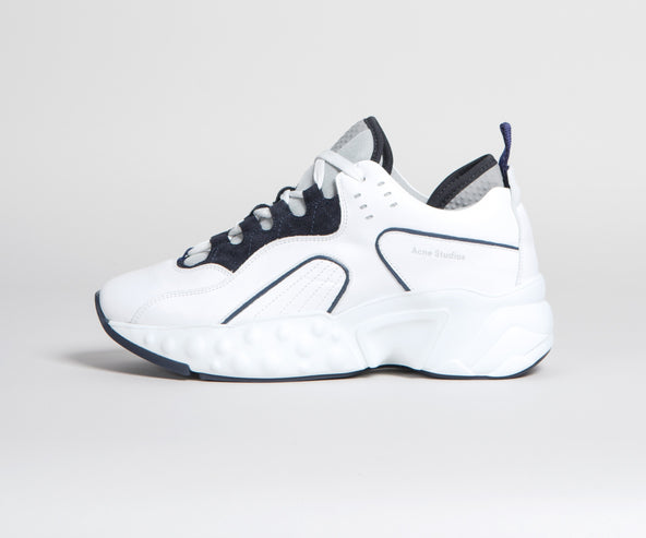 Acne Studios 'Technical' Leather Trainers White/Multi