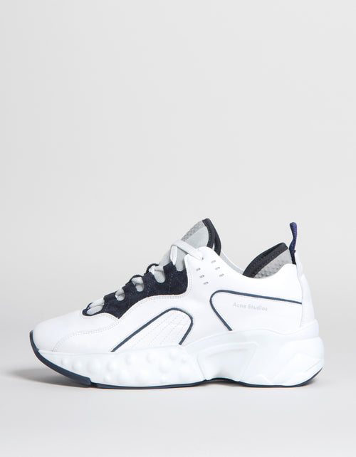 Acne Studios Technical Leather Trainers White/Multi