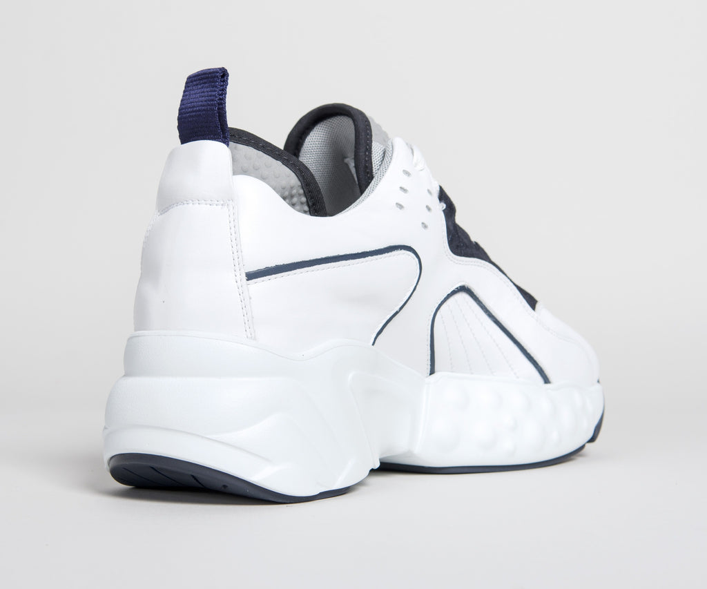 Acne Studios Technical Leather Trainers White/Multi
