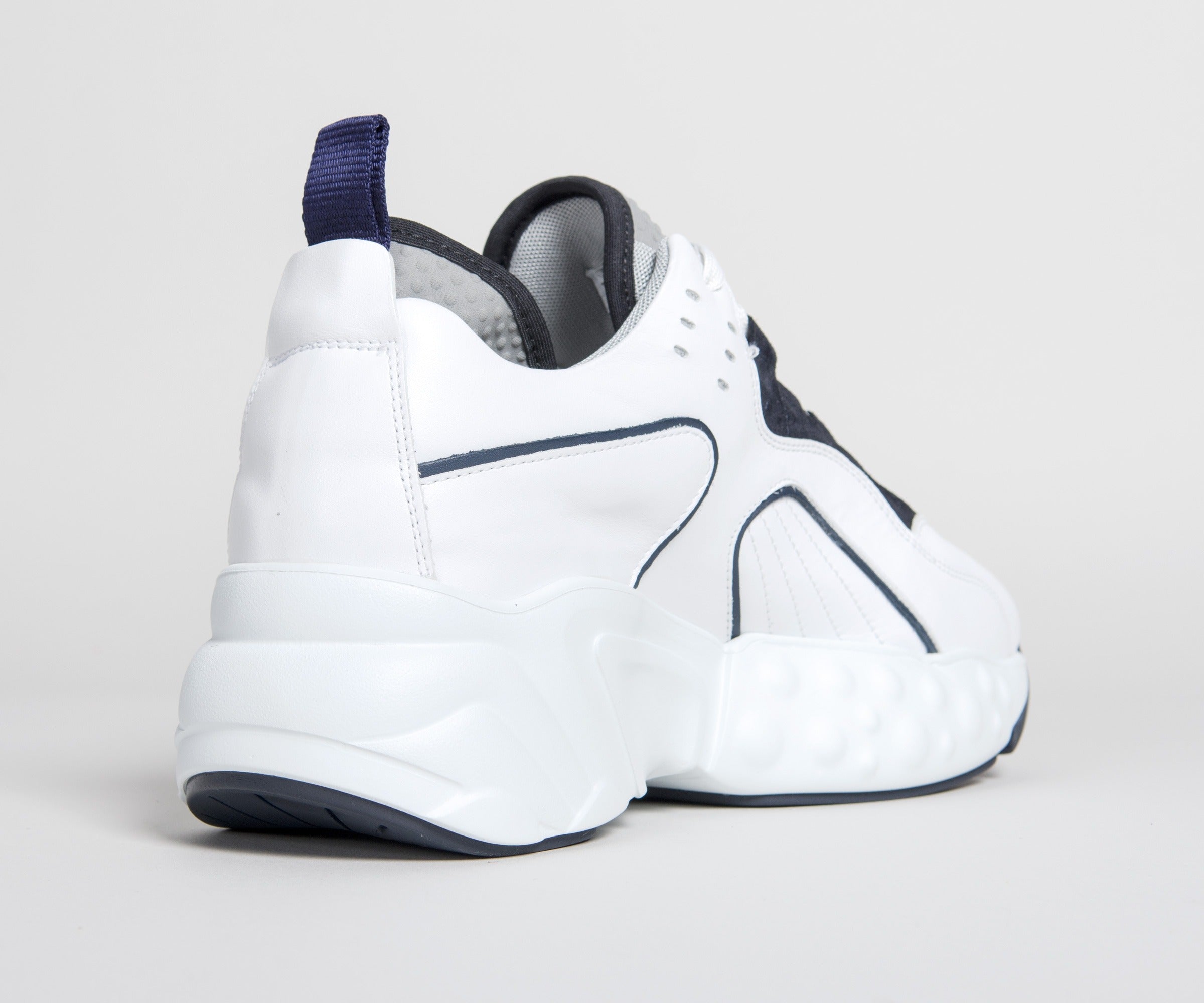 Acne Studios Technical Leather Trainers White/Multi