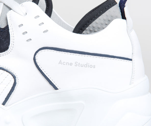 Acne Studios 'Technical' Leather Trainers White/Multi