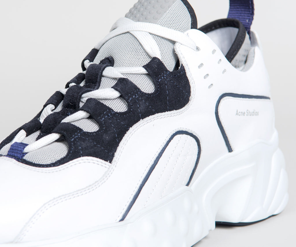 Acne Studios Technical Leather Trainers White/Multi