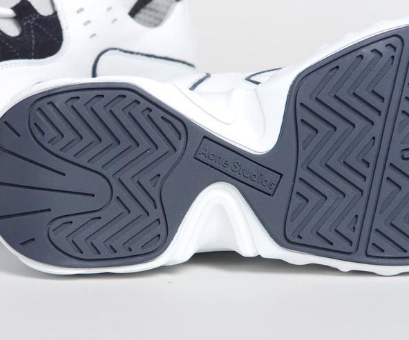 Acne Studios 'Technical' Leather Trainers White/Multi