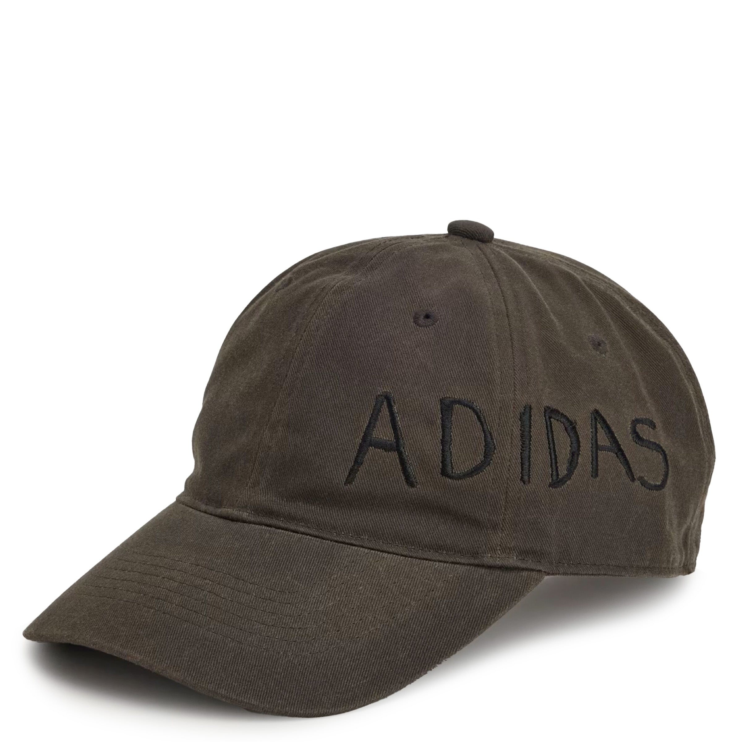 Adidas Song For The Mute Dark Brown Waxed Logo Cap