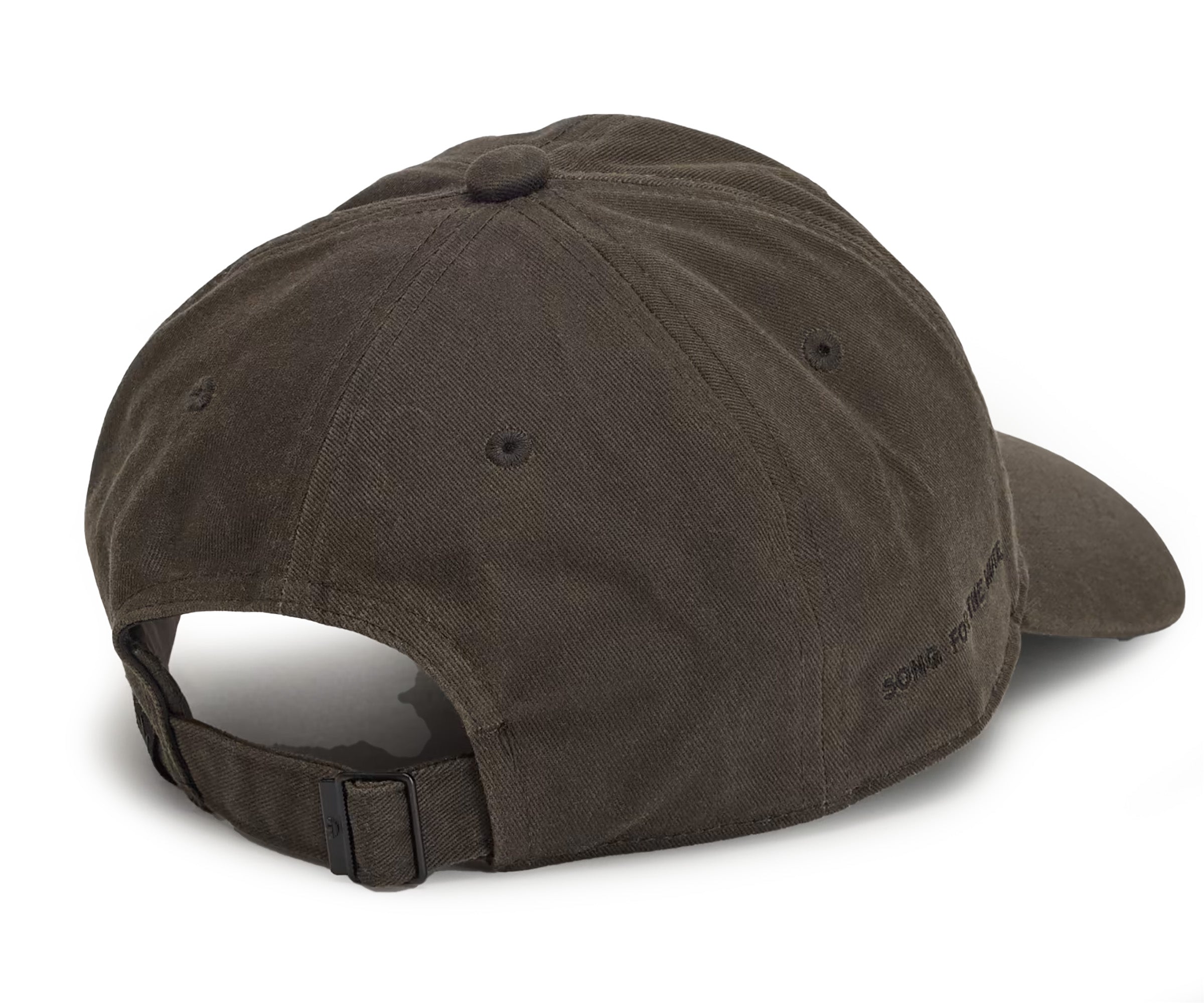 Adidas Song For The Mute Dark Brown Waxed Logo Cap