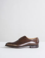 Crockett & Jones Alex Burnished Calf Leather Shoes Brown