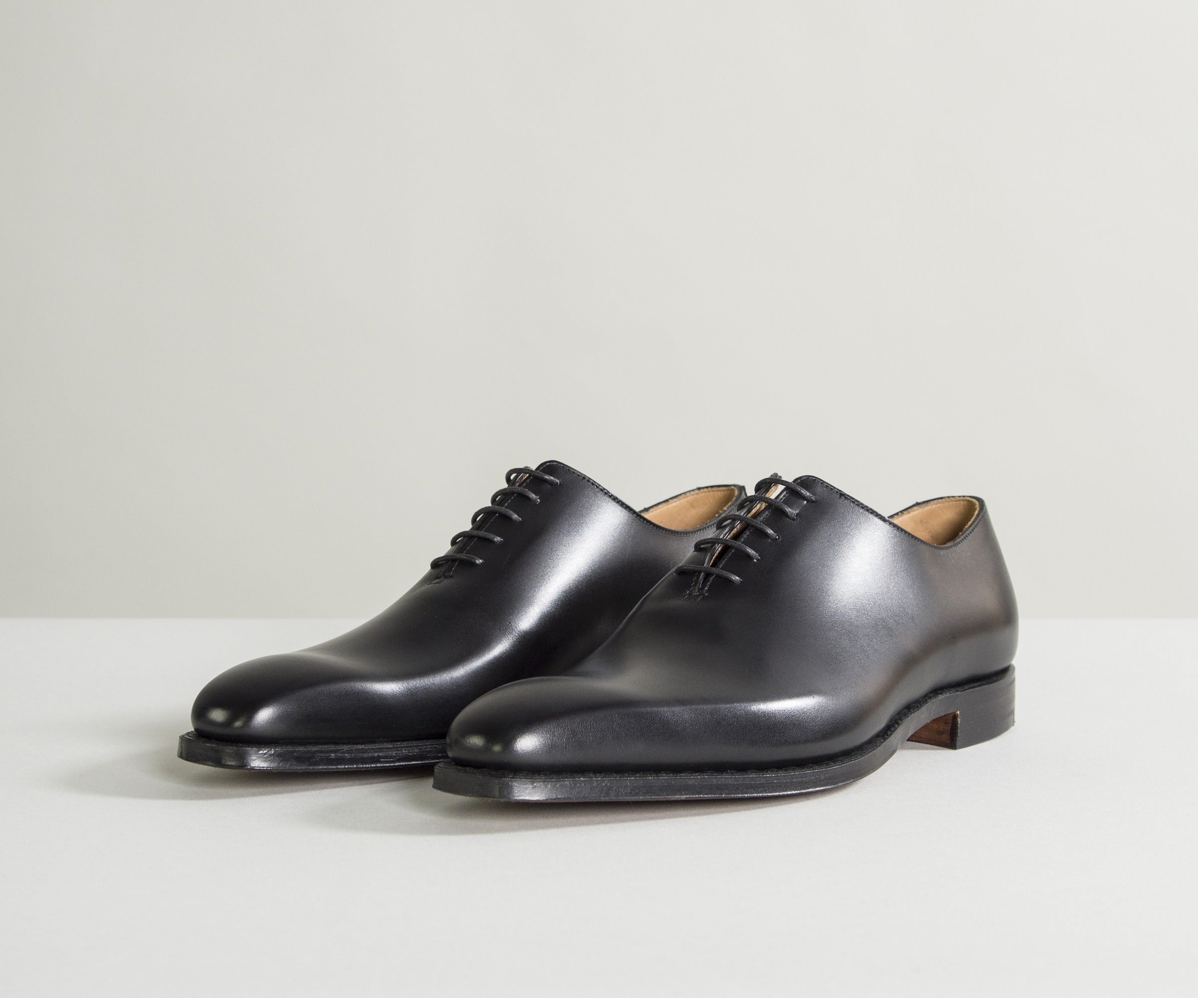 Crockett & Jones 'Alex' Calf Leather Shoes Black