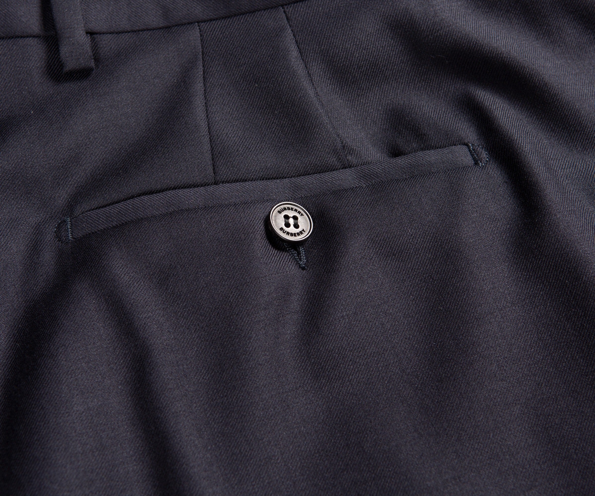 Burberry Navy Classic Wool Suit