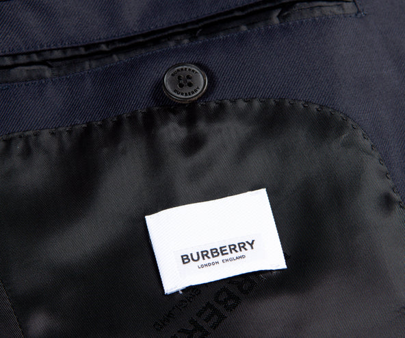 Burberry Classic Wool Suit Navy