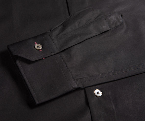 Paul Smith Poplin Formal Slim-fit Shirt Black