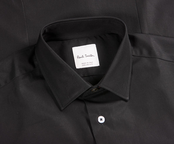 Paul Smith Poplin Formal Slim-fit Shirt Black