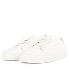 White sneakers on a white background