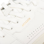 Axel Arigato Dice Lo white sneaker with panelled leather design, chunky sole and minimalist Scandinavian styling