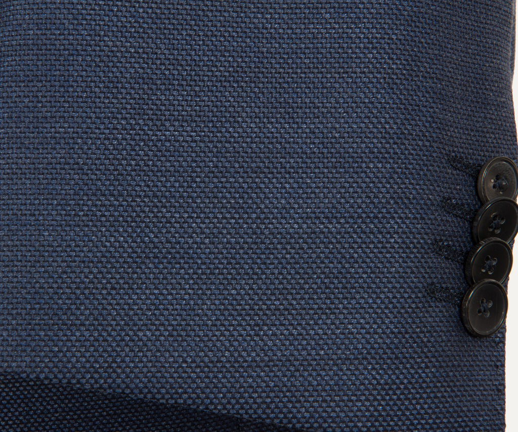 Hugo Boss Hutsons1 Wool & Silk Fleck Sports Jacket Mid Blue