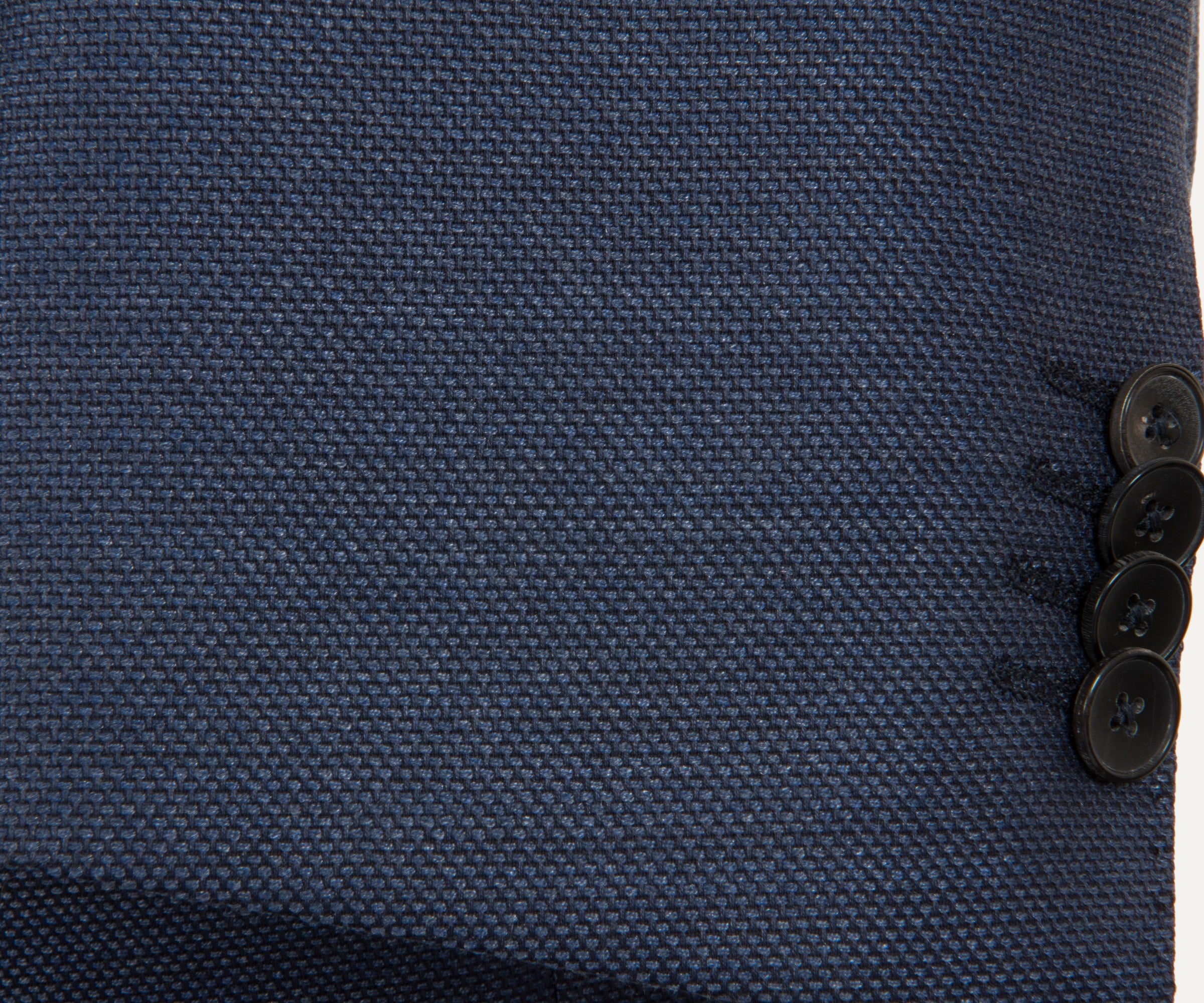 Hugo Boss Hutsons1 Wool & Silk Fleck Sports Jacket Mid Blue