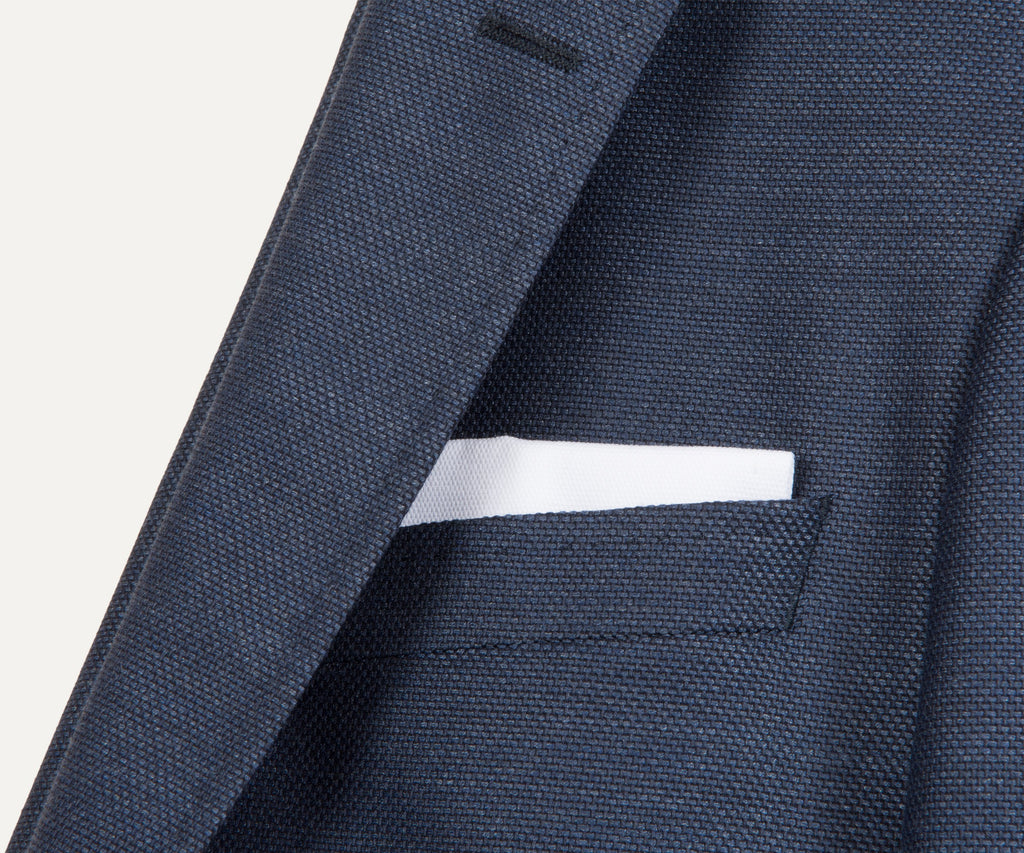 Hugo Boss Hutsons1 Wool & Silk Fleck Sports Jacket Mid Blue