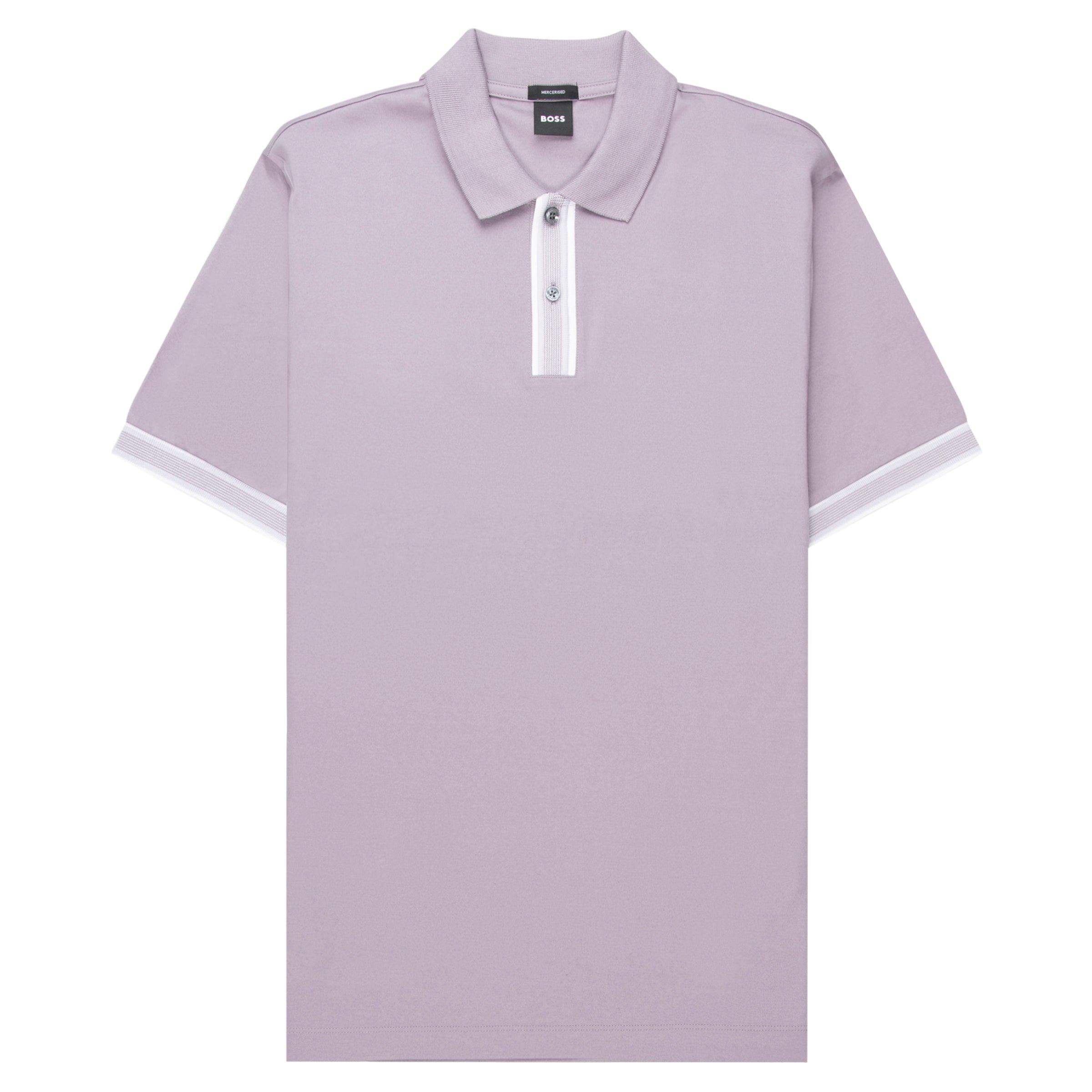 Boss H Parlay Lilac Trim Polo