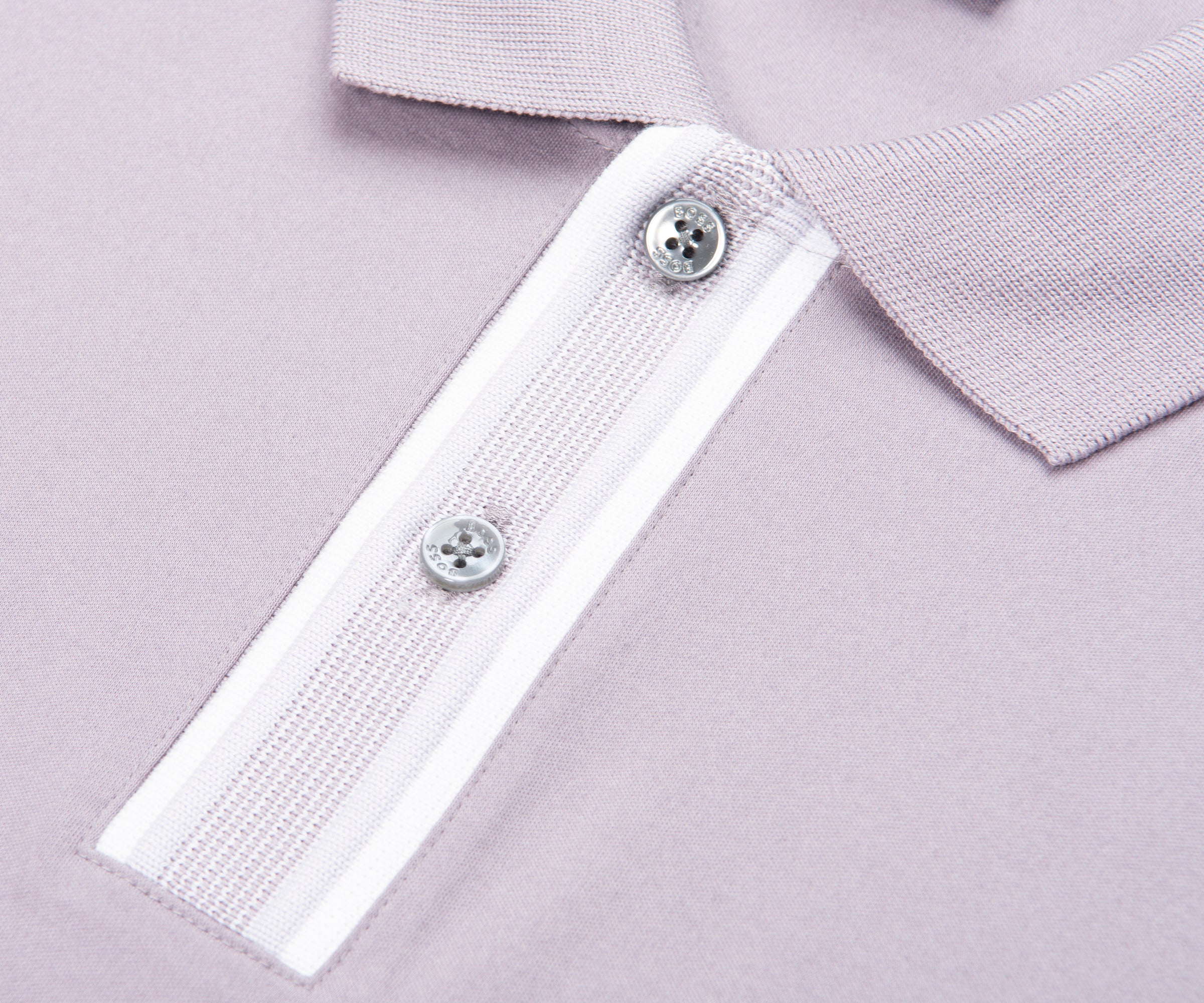 Boss H Parlay Lilac Trim Polo