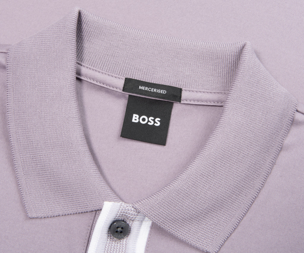 Boss H Parlay Lilac Trim Polo